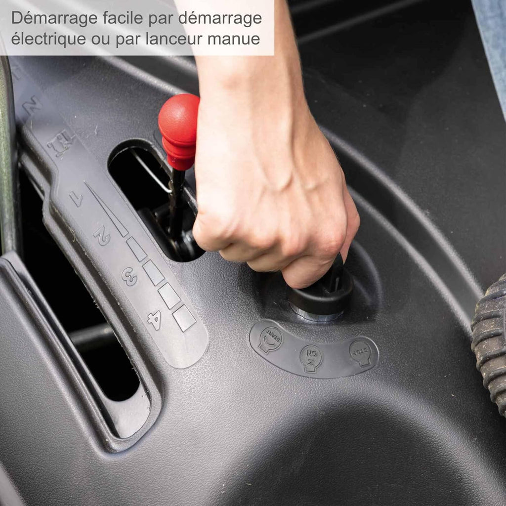 2026 Scheppach Tondeuse à Gazon autoportée MR224-61 – Moteur 4 Temps 5,0 KW – 6,8 CV - Largeur de Coupe 61 cm – Hauteur de Coupe réglable sur 5 Positions – Démarrage électrique