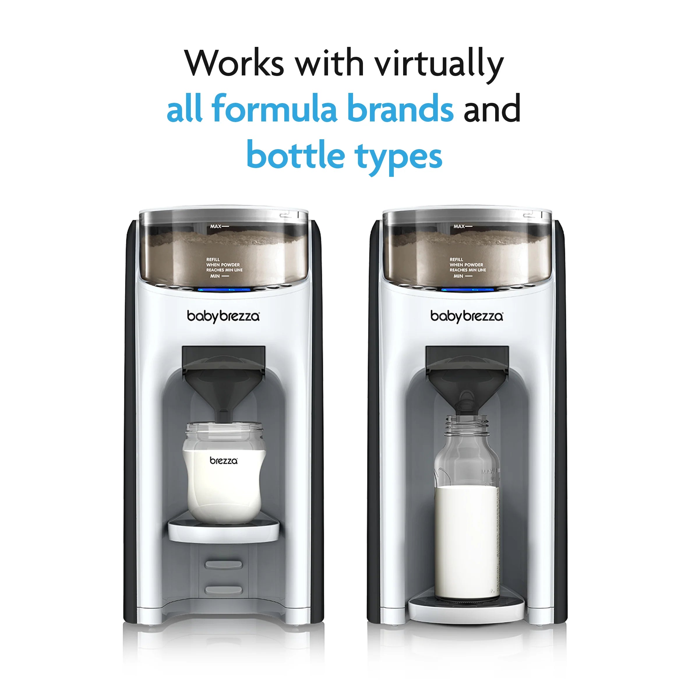 2026 2025 Pack : Distributeur de lait Formula Pro Advanced avec entonnoir et couvercle supplémentaires