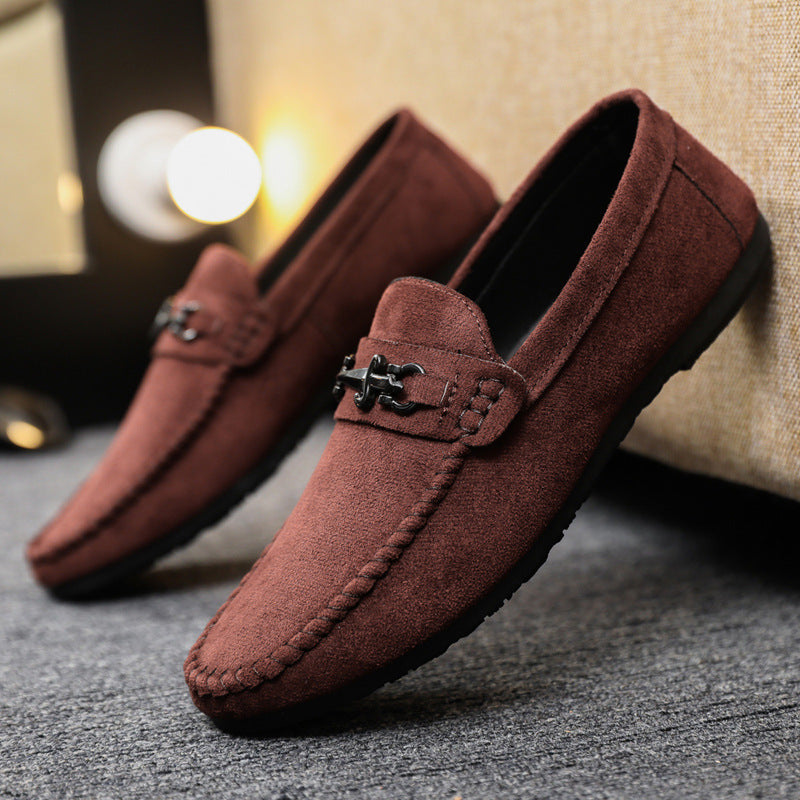 Mocassins imperméable en cuir décontracté pour homme