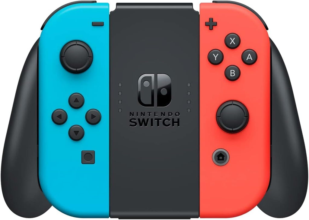 2026 2025 Nintendo Console Nintendo Switch (Modèle OLED) avec Manettes Joy-Con Bleu Néon/Rouge Néon