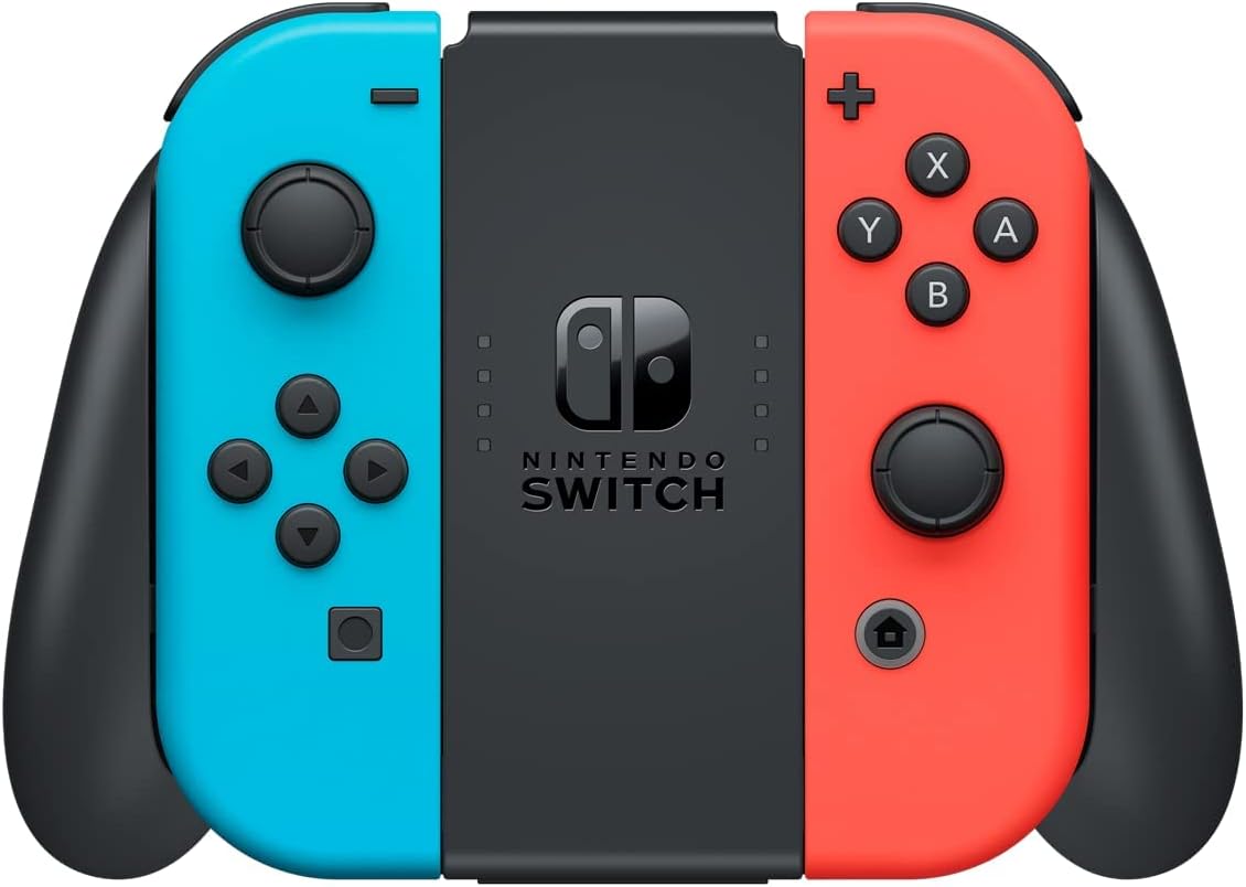 2026 2025 Nintendo Console Nintendo Switch (Modèle OLED) avec Manettes Joy-Con Bleu Néon/Rouge Néon