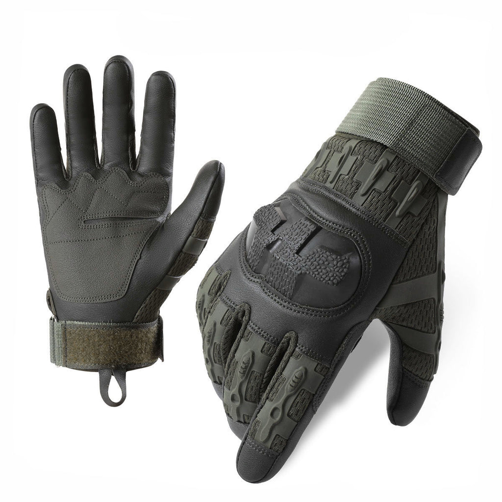 2026 Taktische Vollfinger-Handschuhe Z353 – Olivgrün