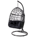2026 Haverchair Fauteuil suspendu en œuf avec support pour extérieur et terrasse