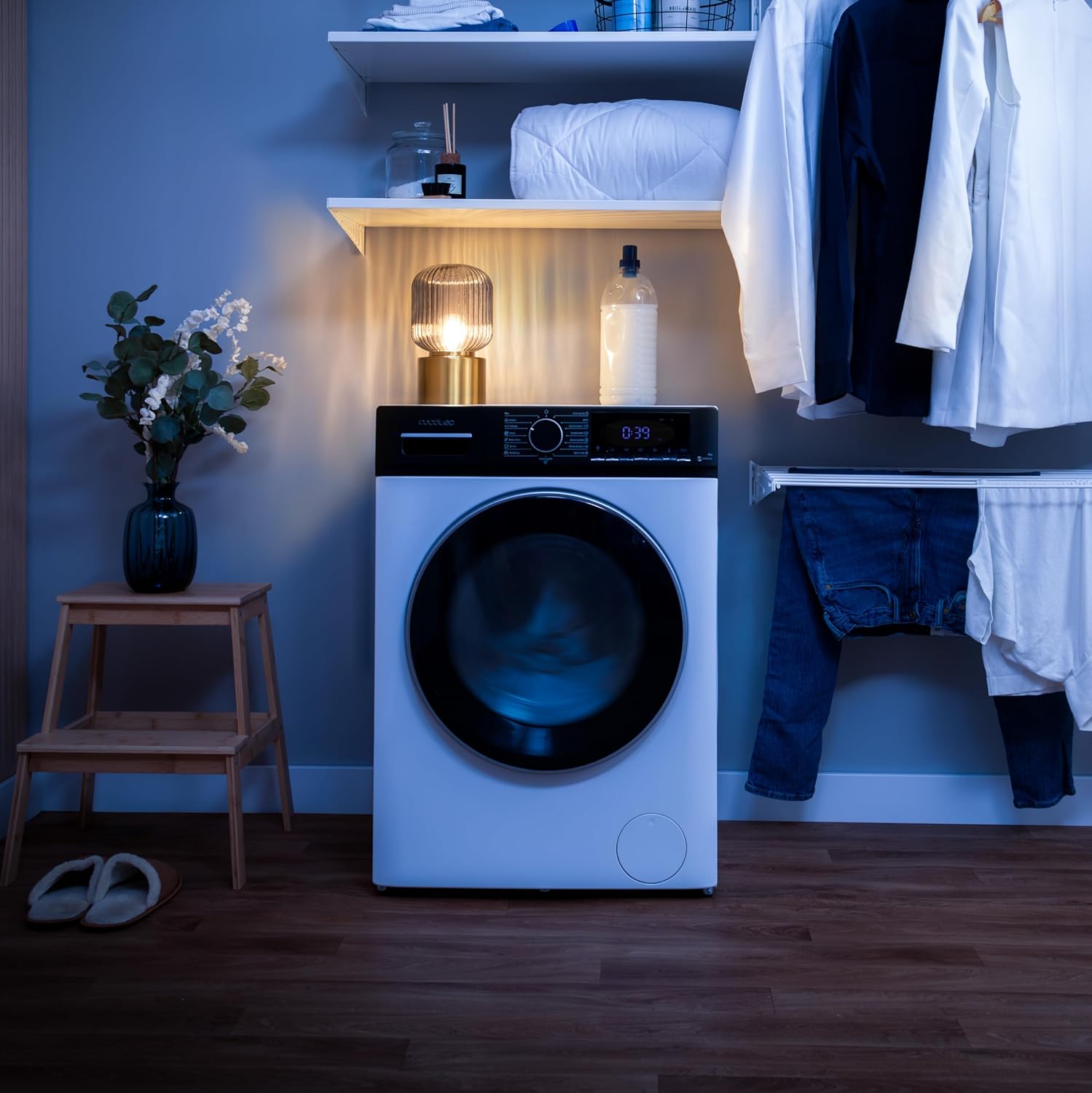 2026 Cecotec Lave-linge 10Kg Bolero DressCode 10610 Inverter Steel A. Chargement Frontale, 1400 RPM, Steam Max, Motor Inverter Plus, 15 Programmes, OnSmart, Stop&Go, Caoutchouc Antibactérien, Drum Clean