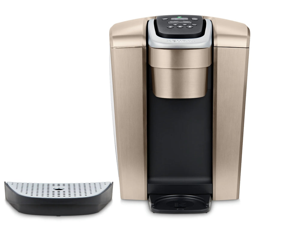 2026 2025 Keurig K-Elite – Machine à Café à Dosettes K-Cup à Portion Unique, Finition Brossée Slate, Programmable pour Café Chaud et Glacé