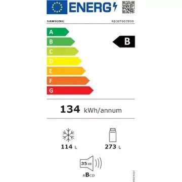 2026 Réfrigérateur combiné	 SAMSUNG 	RB38T607BS9
