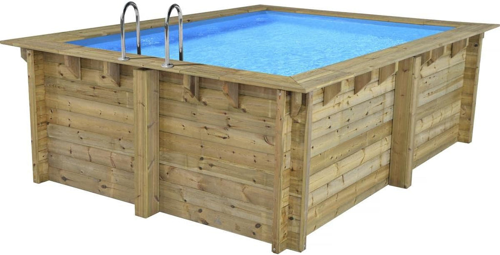 2026 Habitat et Jardin Piscine Bois Rectangle Caimans - 4.10 x 3.00 x 1.24 m