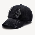 Men's Washed Vintage Baseball Cap Casual Cowboy Style Cotton - LAKD London