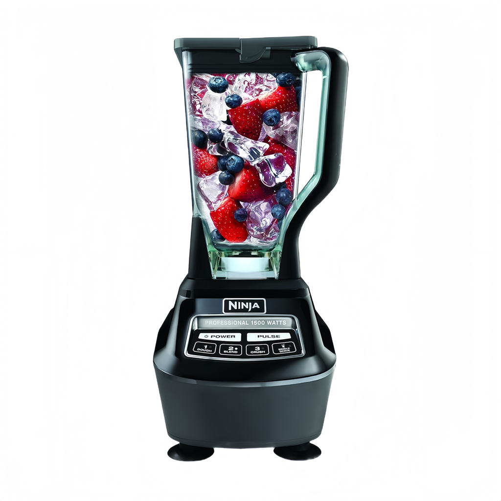 2026 2025 Ninja Mega Kitchen System, 1500W, Blender XL 72 oz et Robot Culinaire 8 Tasses avec (2) Gobelets To-Go 16 oz, Technologie Total Crushing - Smoothies, Glace Pilée, Purées, Pâte & Plus, Noir, BL770