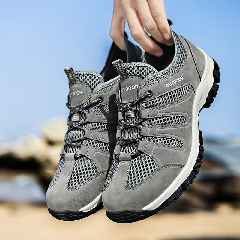 Chaussures de running léger respirant daim décontracté sport pour homme
