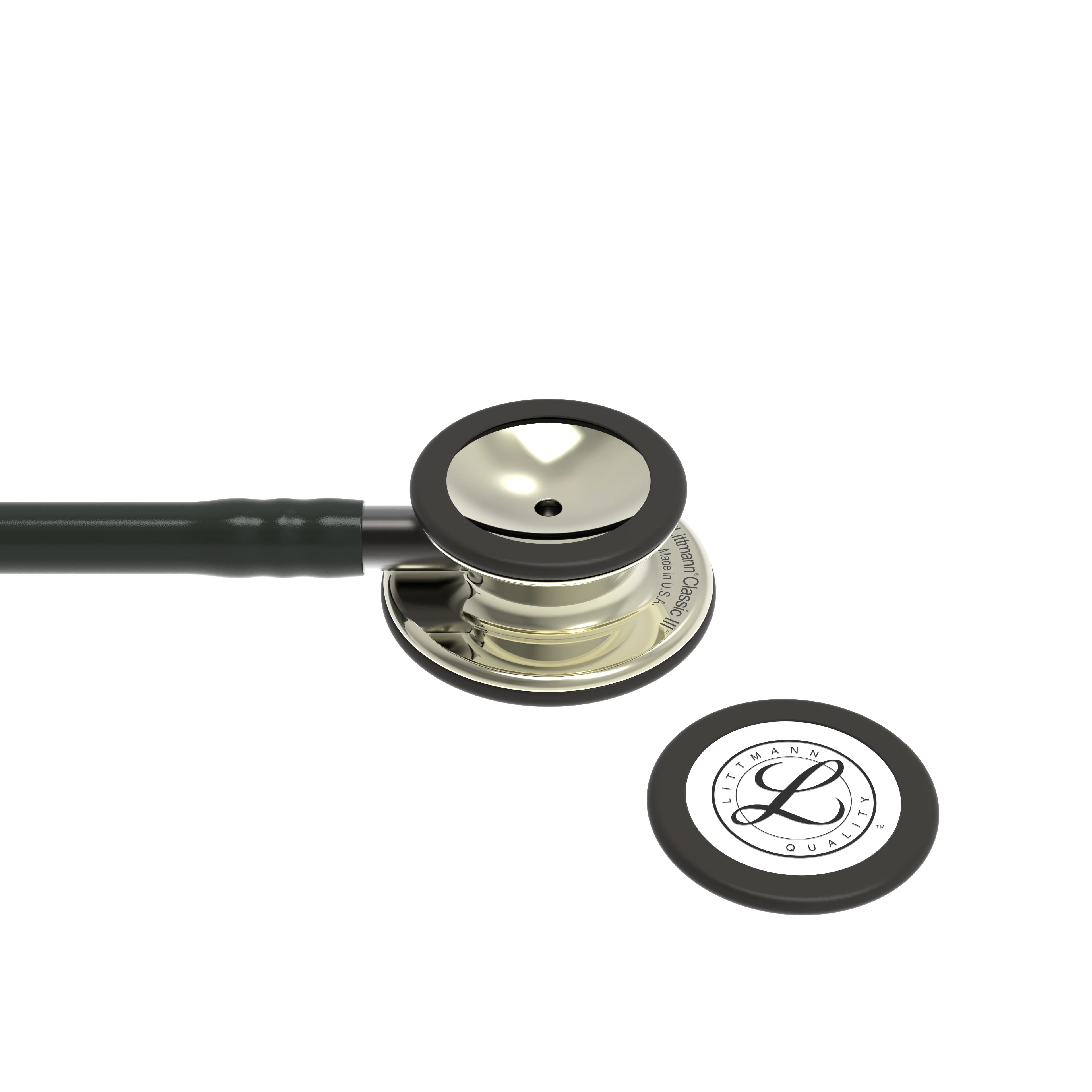2026 2025 Stéthoscope de surveillance Littmann Classic III : Champagne et Noir 5861
