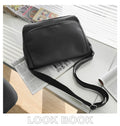 2026 Men's British Style Simple Vintage PU Leather Messenger Bag