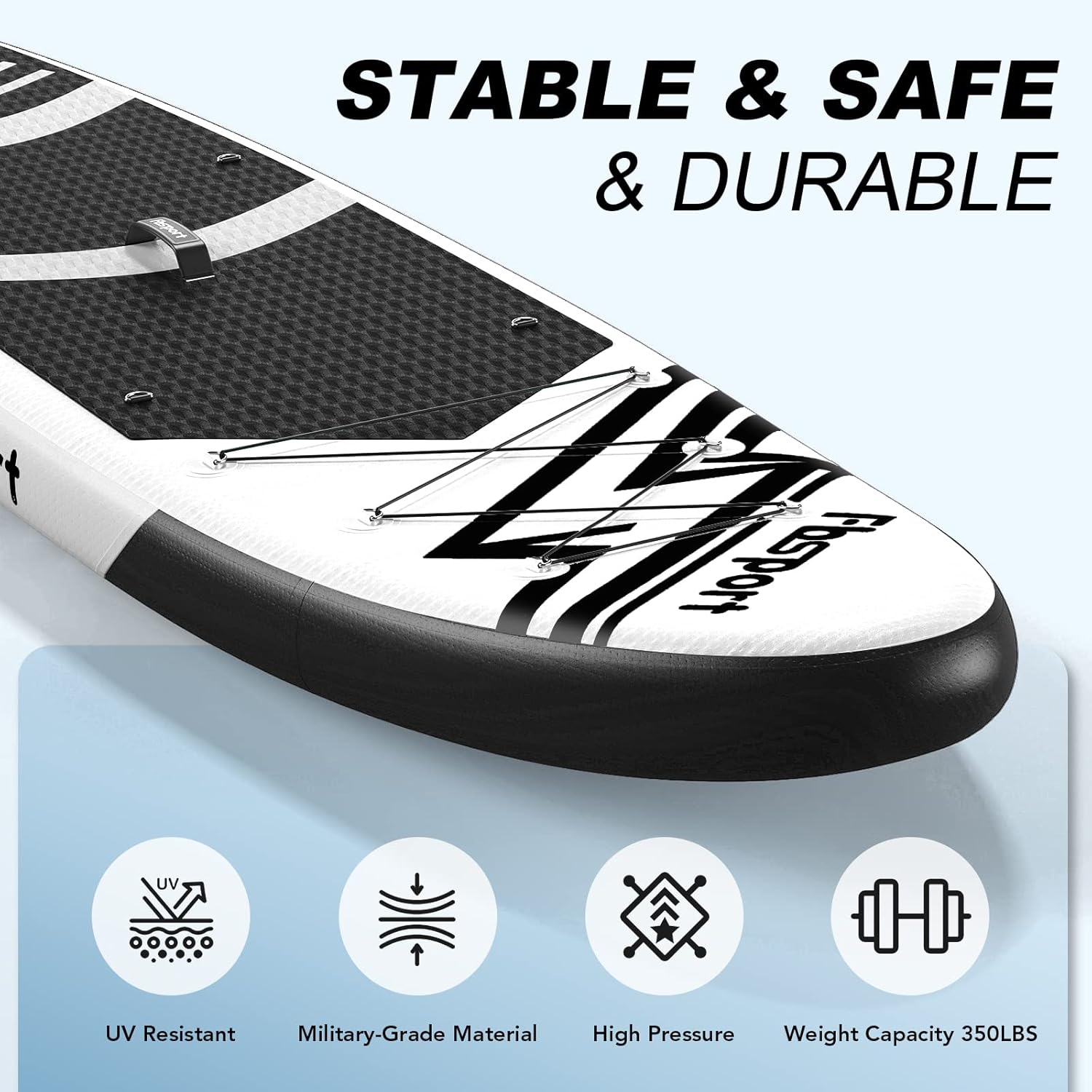 2026 Premium-Stand-Up-Paddle-Board, Yoga-Board mit strapazierfähigem SUP-Zubehör und Tragetasche | Breiter Stand, Surf-Kontrolle, rutschfestes Deck, Leine, Paddel und Pumpe für Jugendliche und Erwachsene