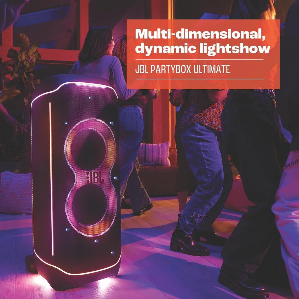 2026 PartyBox Club 120,Enceinte portable de soirée,poignée pliable ergonomique,jeu de lumières,12 heures d'autonomie,résistante aux éclaboussures IPX4,noir,Prise européenne (Type C) -