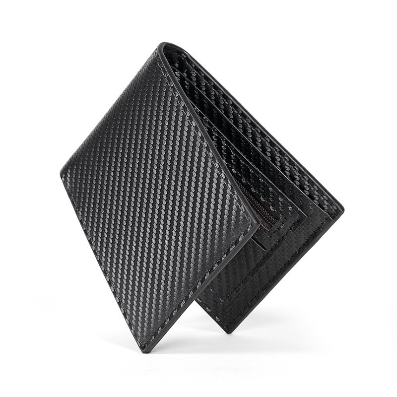 Men's Three-fold Carbon Fiber Wallet by Lakd London - LAKD London