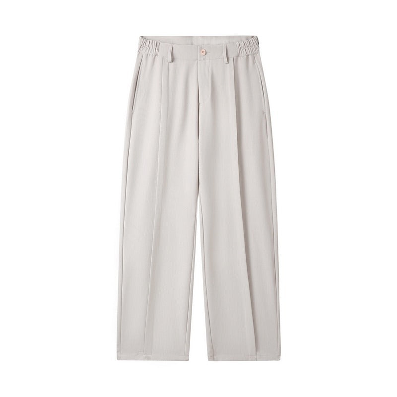 Pantalon polyvalent coupe ample droit décontracté fluide pour homme