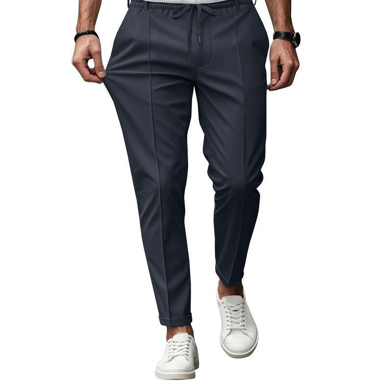 Pantalon coupe ajustée fuselé chic décontracté pour homme