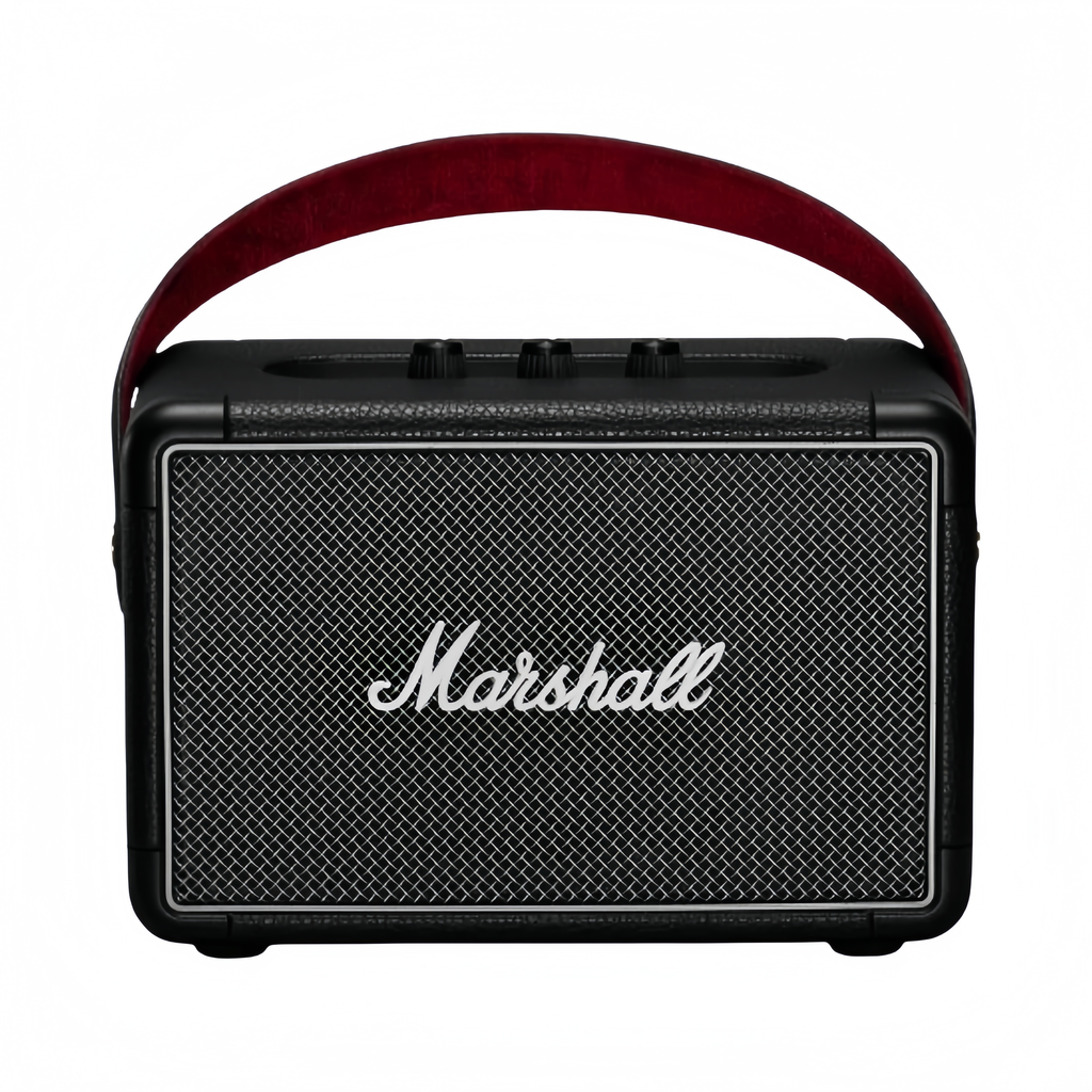 2026 2025 Enceinte portable Bluetooth Marshall Kilburn II – Noir, Son puissant, 36W, Autonomie 20+ heures, Résistante à l’eau IPX2