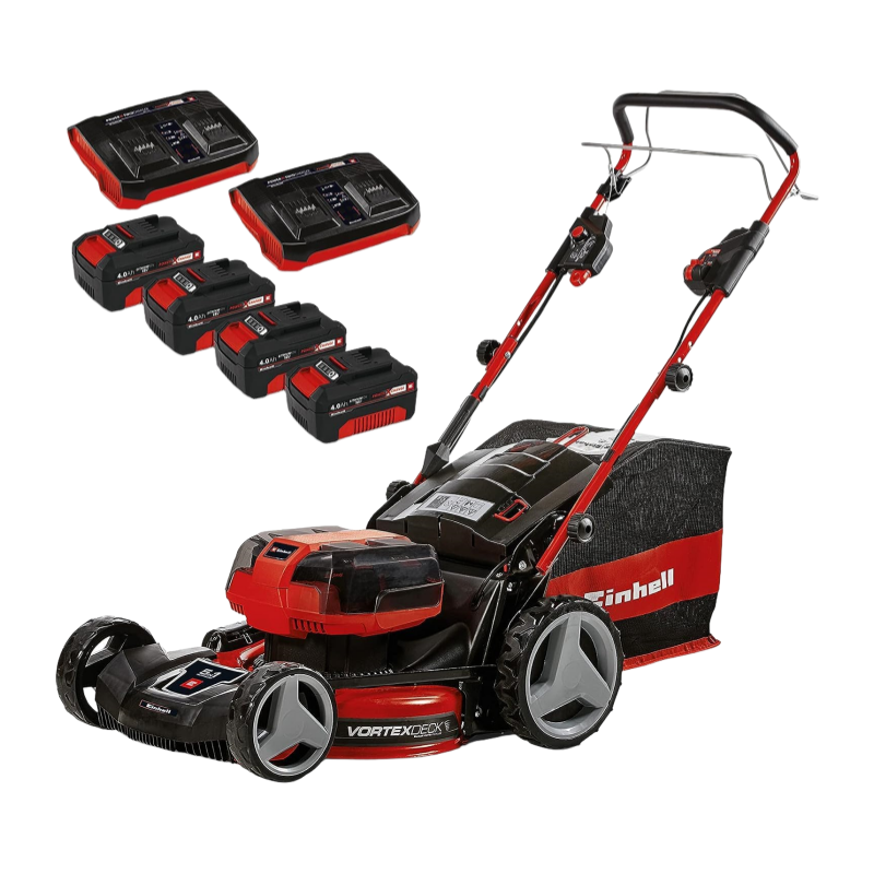 2026 2025 Einhell Professional GP-CM 36/47 S HW – Tondeuse Gazon Sans Fil 36V, Autotractée, Moteur Sans Charbon, Édition Limitée avec 4 Batteries 4,0Ah