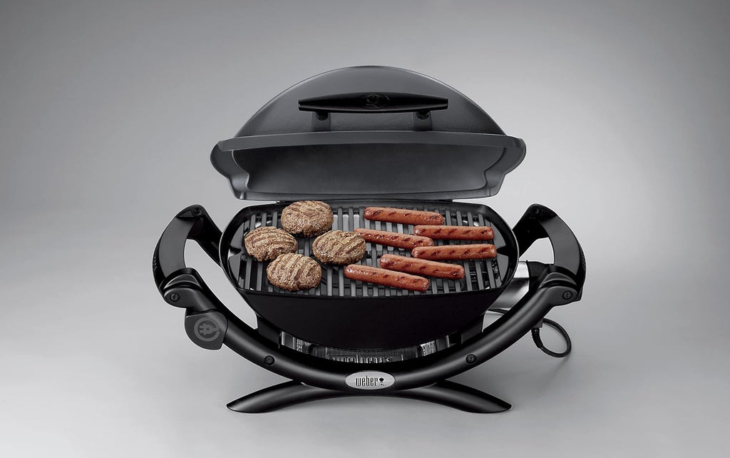 2026 2025 Weber Q1400 – Barbecue Électrique Portable, Surface 43x32 cm, Grille Fonte Émaillée, Édition Limitée