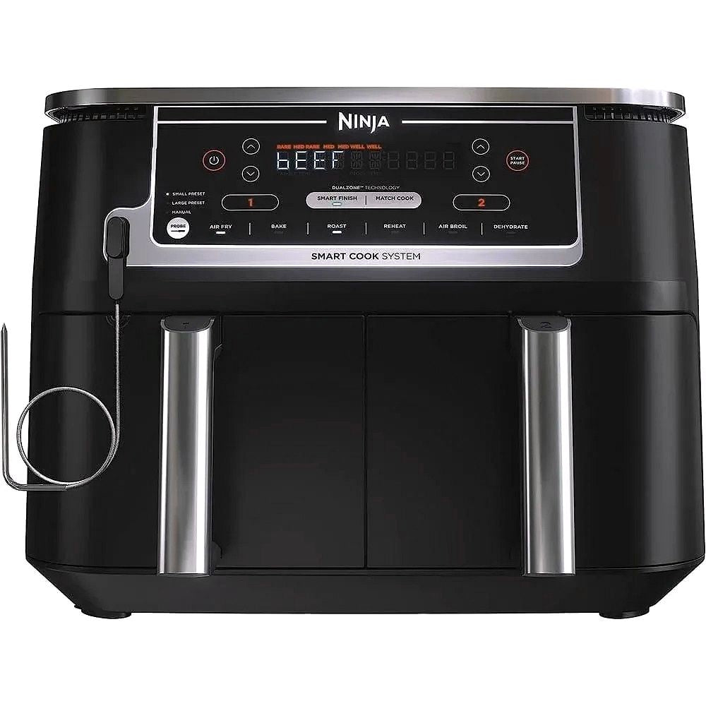 2026 Ninja DZ550 Foodi Friteuse à air chaud DualZone 10 Quart – 6-en-1