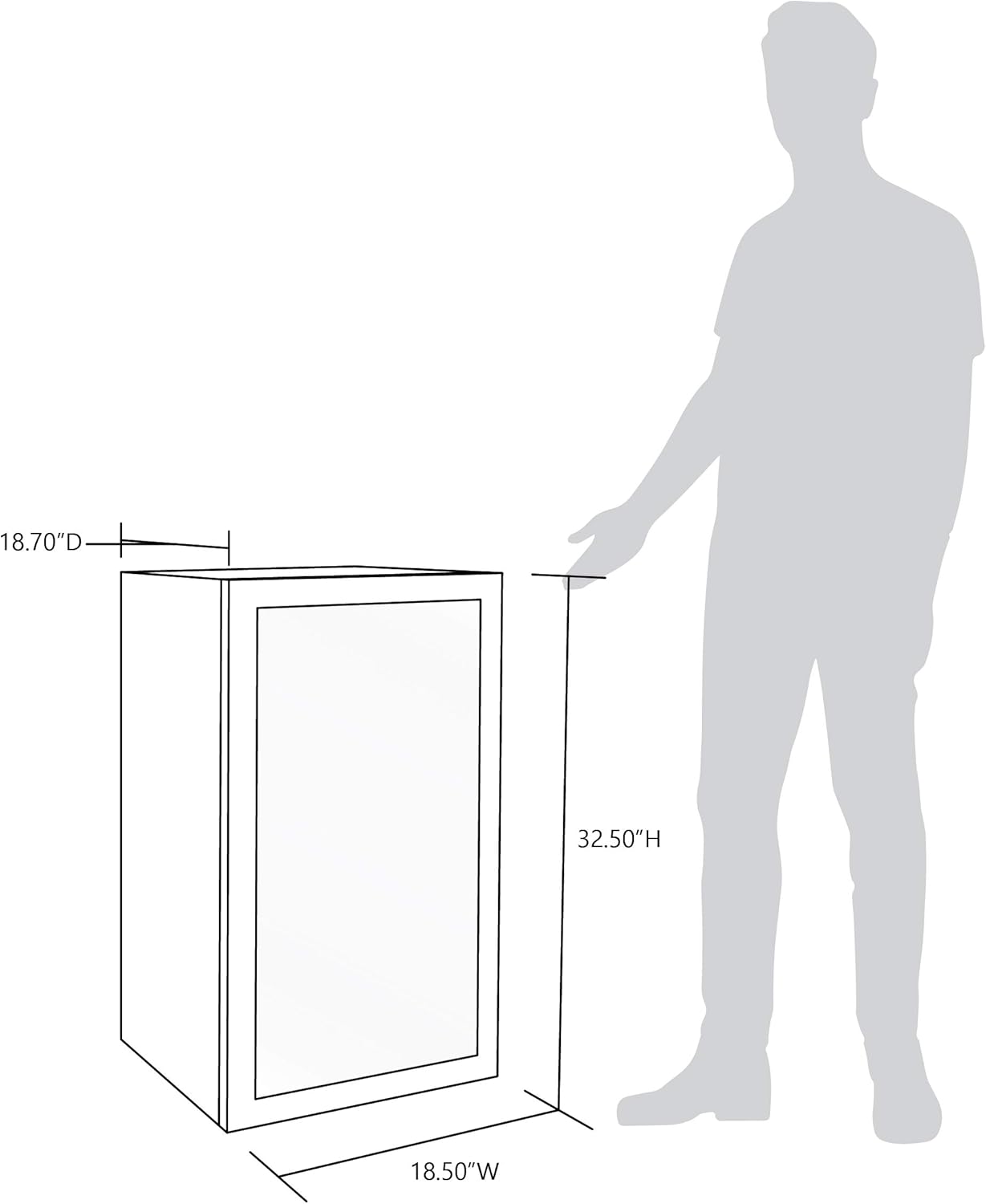 2026 Getränkekühlschrank | Freistehender Kühlschrank für 126 Dosen mit Glastür mit Scharnier rechts | Mini-Getränkekühlschrank, perfekt für Bier, Wein, Limonade und kühlere Getränke