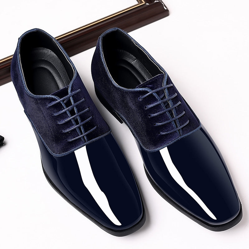 Men's Oxford Patent Leather Formal Business Shoes Lightweight Smart Style - LAKD London
