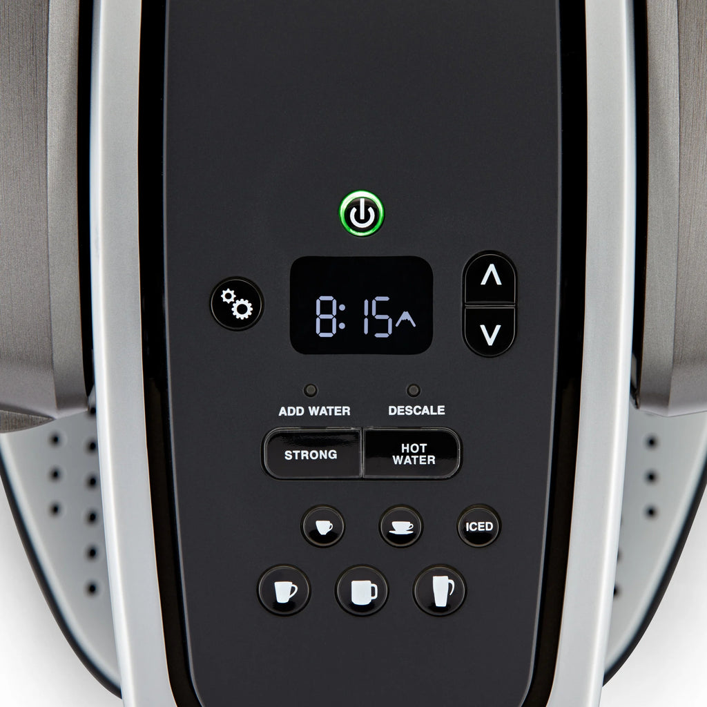 2026 2025 Keurig K-Elite – Machine à Café à Dosettes K-Cup à Portion Unique, Finition Brossée Slate, Programmable pour Café Chaud et Glacé