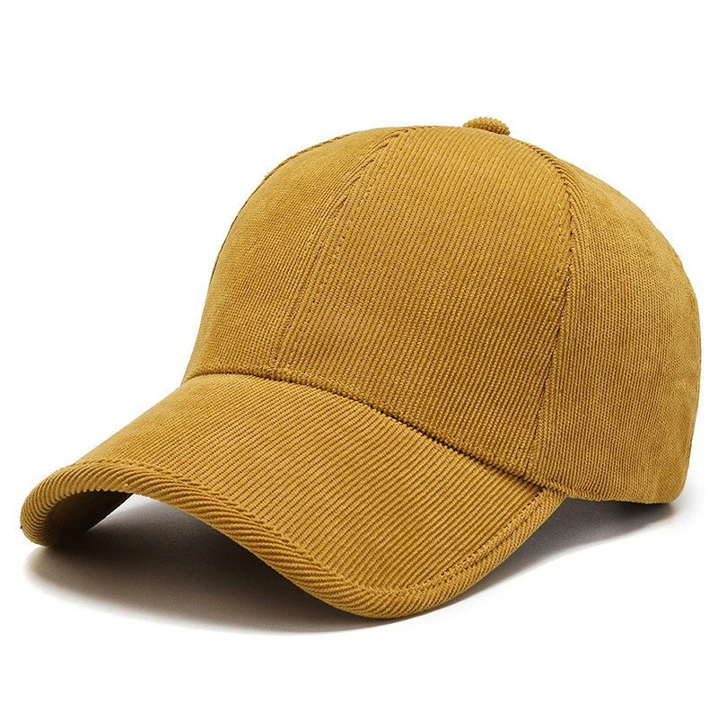 2026 Casual Corduroy Baseball Cap Adjustable Everyday Unisex Style