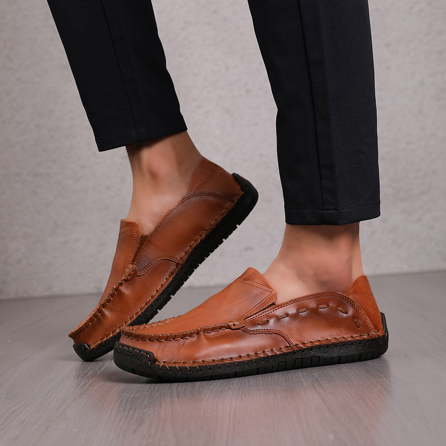 Mocassins léger en cuir confort pour homme