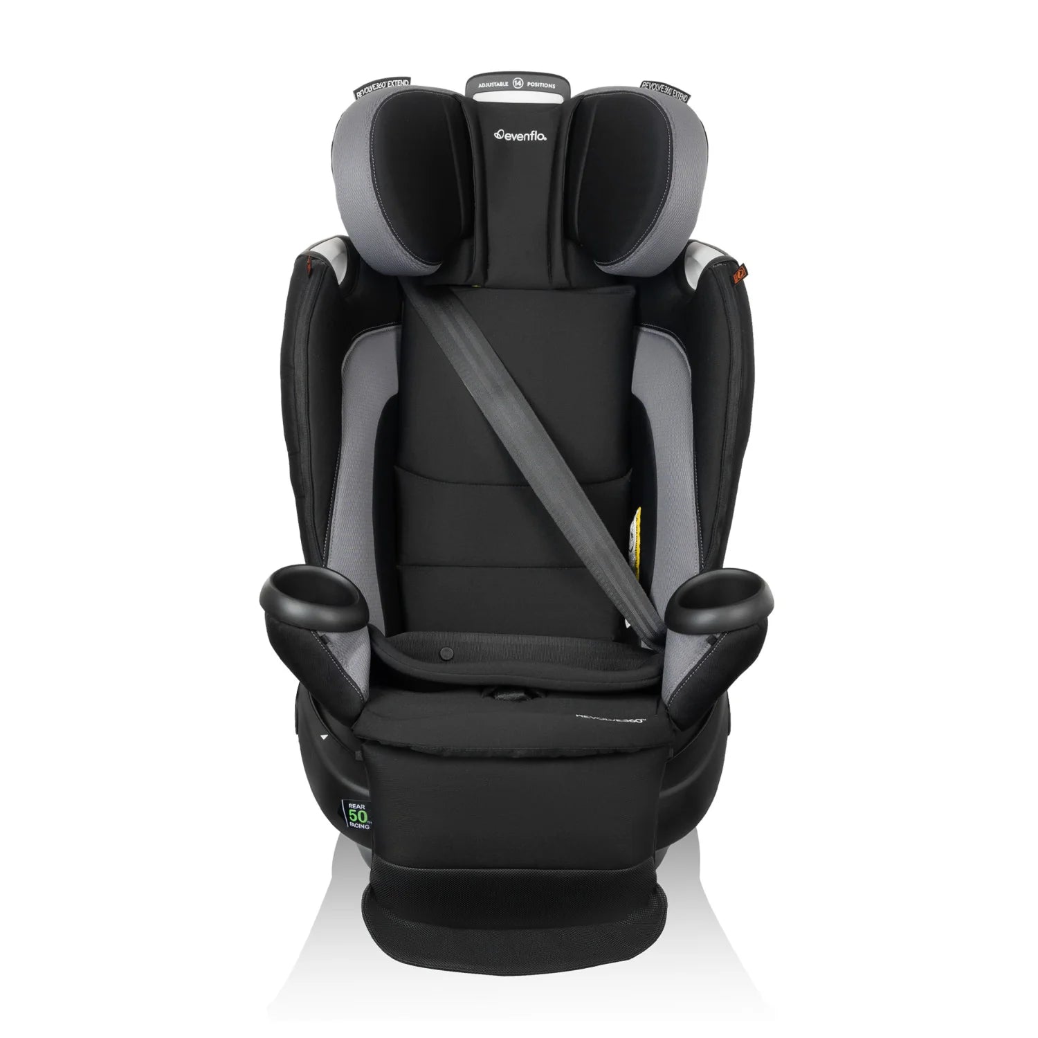 2026 2025 Siège Auto Rotatif Tout-en-Un Evenflo Revolve360 Extend avec Housse Quick Clean