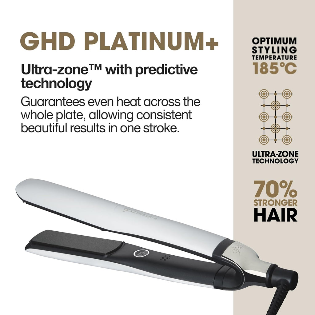 2026 2025 Lisseur ghd Platinum+ Styler ― Fer à Lisser 1" Professionnel en Céramique, Outil de Coiffage pour des Cheveux Plus Forts, Plus de Brillance et Plus de Protection de la Couleur