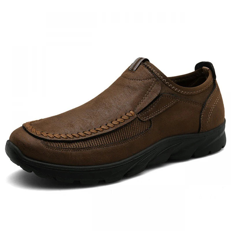 2026 Men's Casual Loafers Comfortable Slip On Rubber Sole Shoes