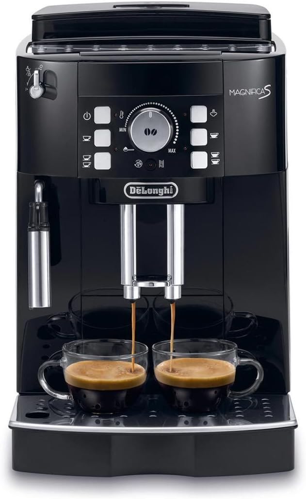 2026 2025 De'Longhi Magnifique S ECAM21.110.B – Machine à Café Espresso Superautomatique, Capuccino System, Édition Limitée Noir Brillant