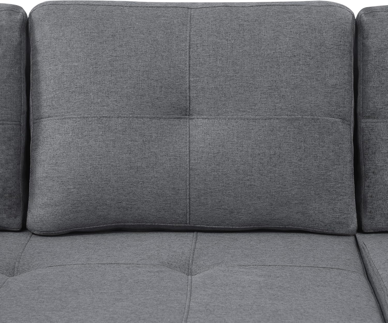 2026 Canapé Convertible en Forme de L,canape lit 2 Places Convertible Gris,canapé 3 Places lit gigogne avec Fonction Couchage,équipé d'un Espace de Rangement