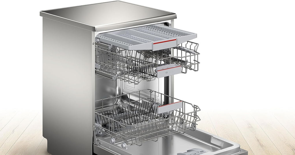 2026 2025 Bosch SMS4EMI01E – Lave-Vaisselle Série 4, 14 Couverts, Silence Plus 42 dB, Inox, Édition Limitée