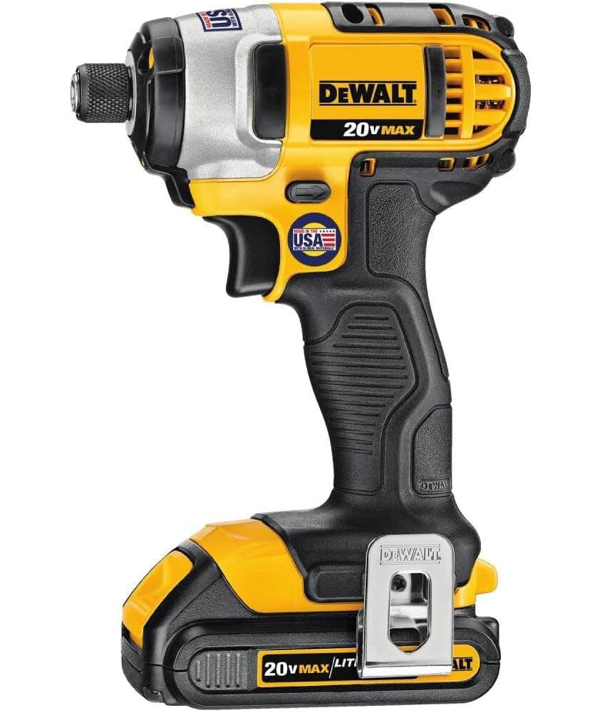 2026 2025 Perceuse-visseuse sans fil 20V MAX 1.3 Ah + Visseuse à chocs DeWALT – Kit combiné DCK240C2