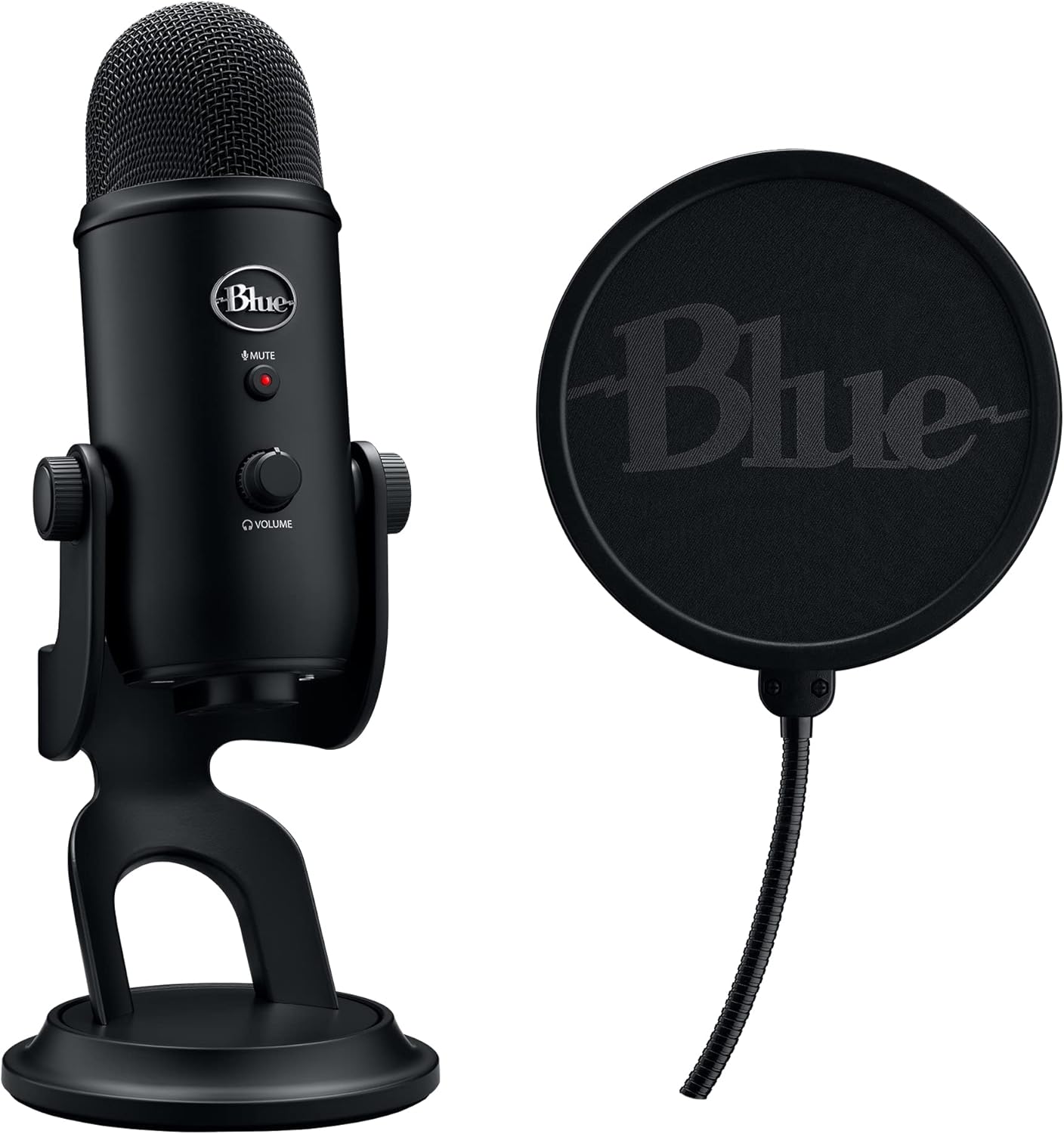 2026 2025 Logitech for Creators Microphone USB Blue Yeti (Noir)