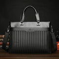 2026 Men's Casual Leather Briefcase Soft PU Business Handbag Office Style