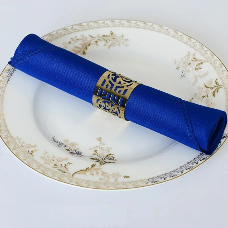10pcs Polyester Table Napkins Wrinkle-Resistant Cloth Table Napkins | Bowlift