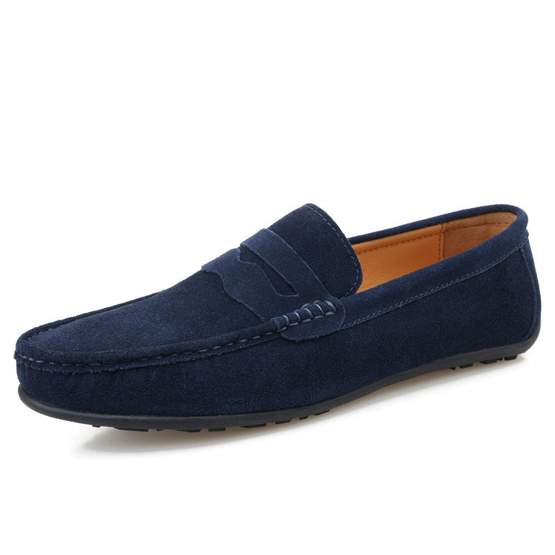 Mocassins en daim décontracté confort pour homme