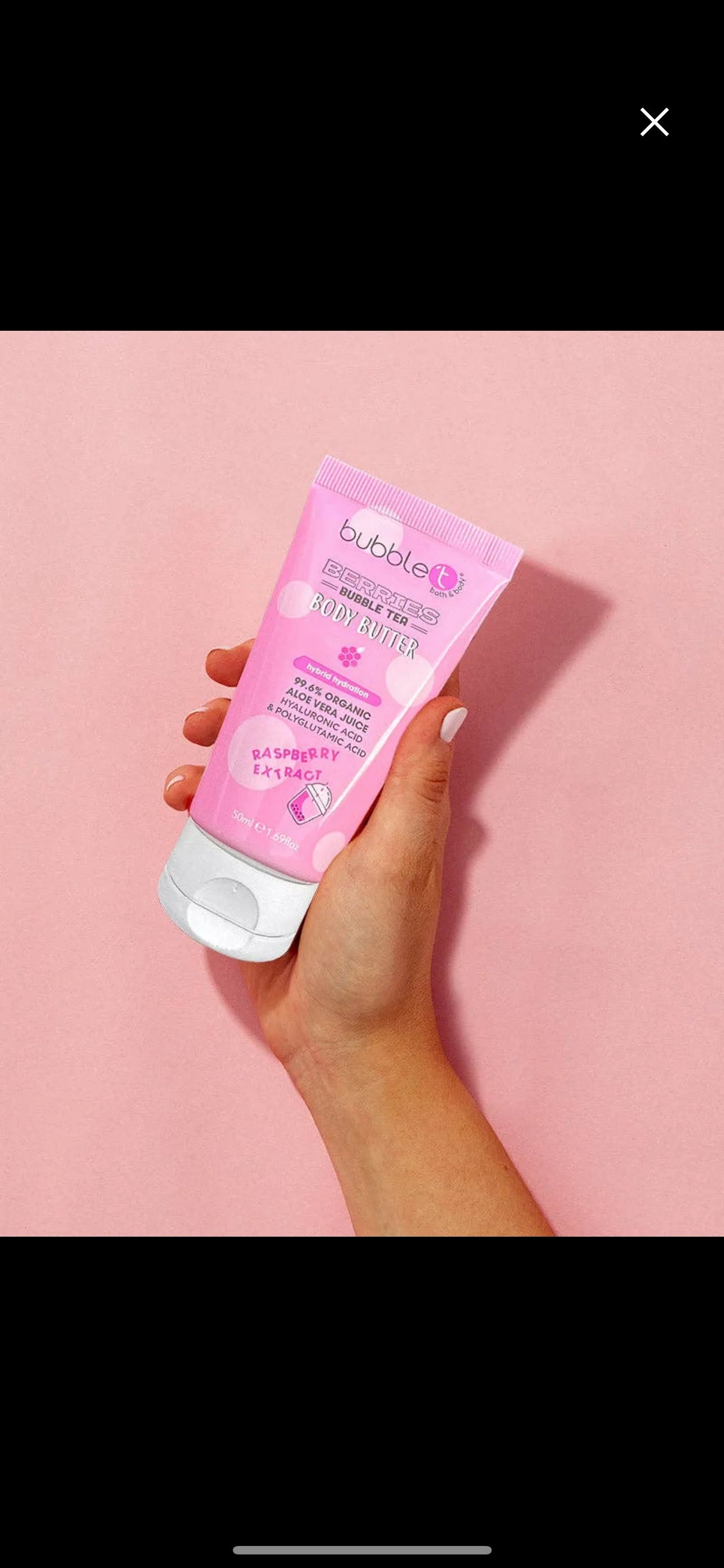 2026 Crème corps Bio à l’Aloe vera et acide Hyaluronique - Framboise (50ml)