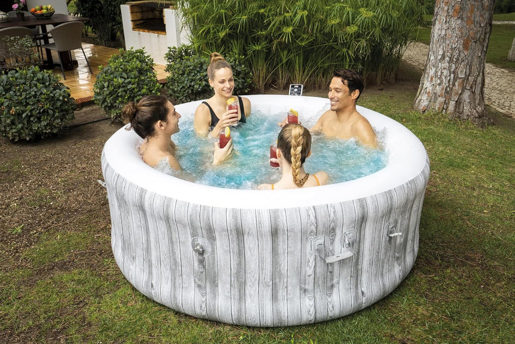 2026 Spa gonflable rond BESTWAY Lay-Z-Spa® Miami Airjet™ 2 - 4 personnes