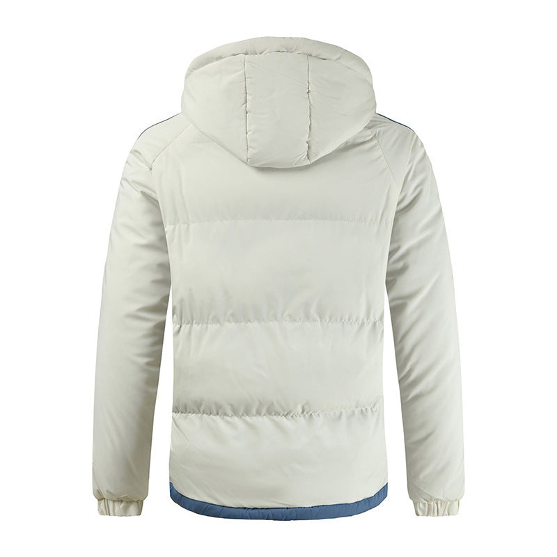 Doudoune épais en coton doudoune chaud hiver rembourré duvet pour homme
