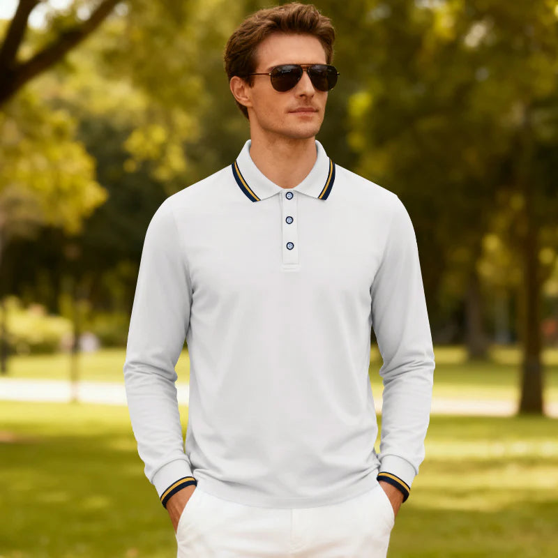 2026 Men's Casual Jacquard Polo Shirt Quick Drying Breathable Summer Style