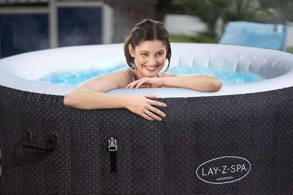 2026 Spa gonflable rond BESTWAY Lay-Z-Spa® Miami Airjet™ 2 - 4 personnes