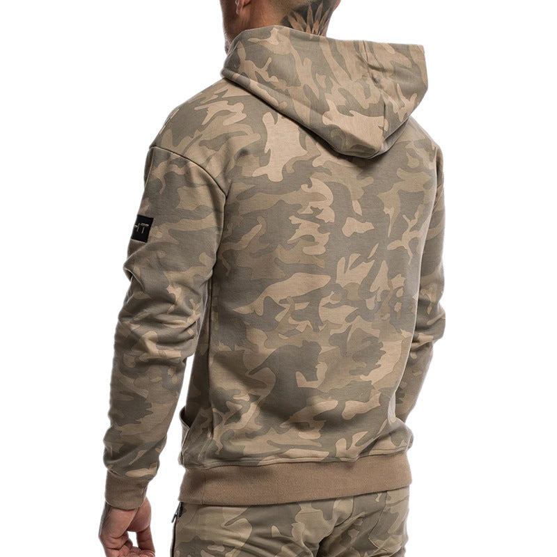 Men's Premium Camouflage Cotton Hoodie Casual Sportswear Pullover - LAKD London