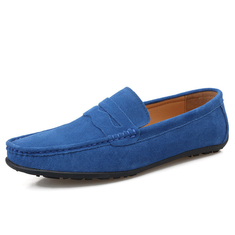 Mocassins en daim décontracté confort pour homme