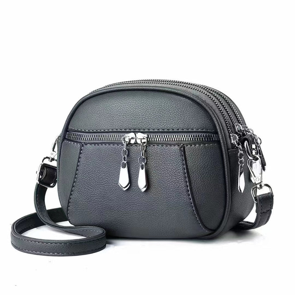 Women's Round Shoulder Multi Pocket Large Capacity Crossbody Bag - LAKD London