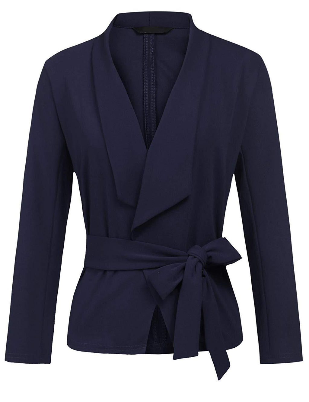 Gilet manches longues décontracté doux en coton en tissu pour femme